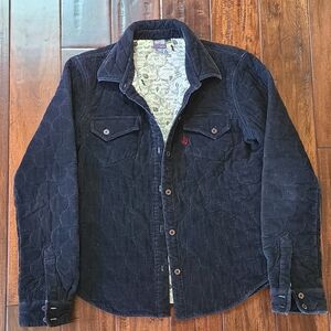 Volcom Gals Power Chord Shacket Women's Jacket Black Large (Fits Medium)